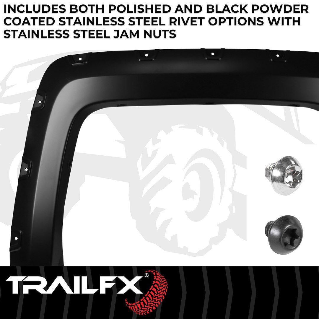 TrailFX 2007–2013 Pocket Style Fender Flares For Chevrolet Silverado 1500 (TFC3003S) - product image 6