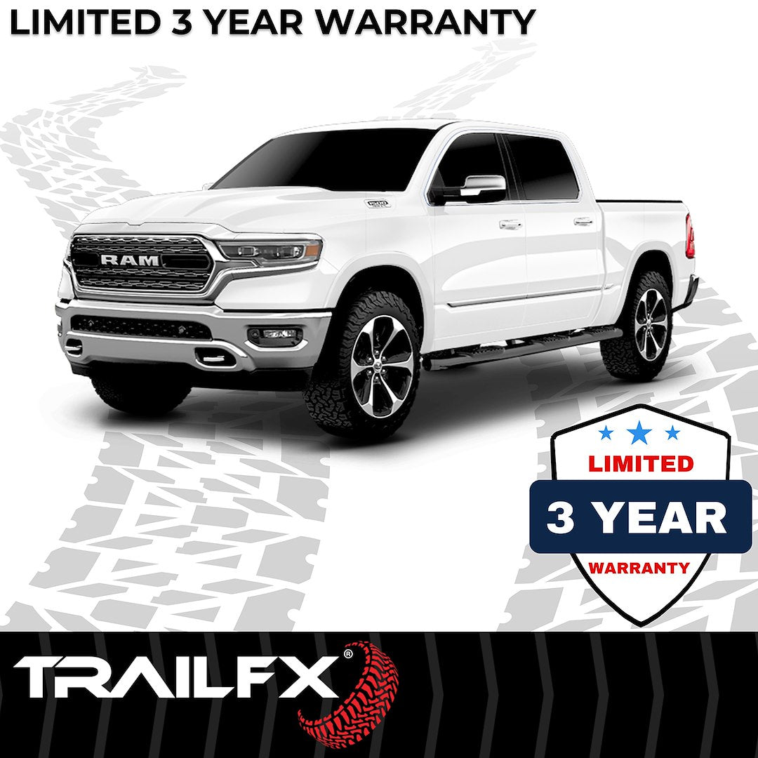 TrailFX 2019–2026 5" Oval Bent Step Bar For GM Silverado/Sierra Crew-Black (A7086B) - product image 8