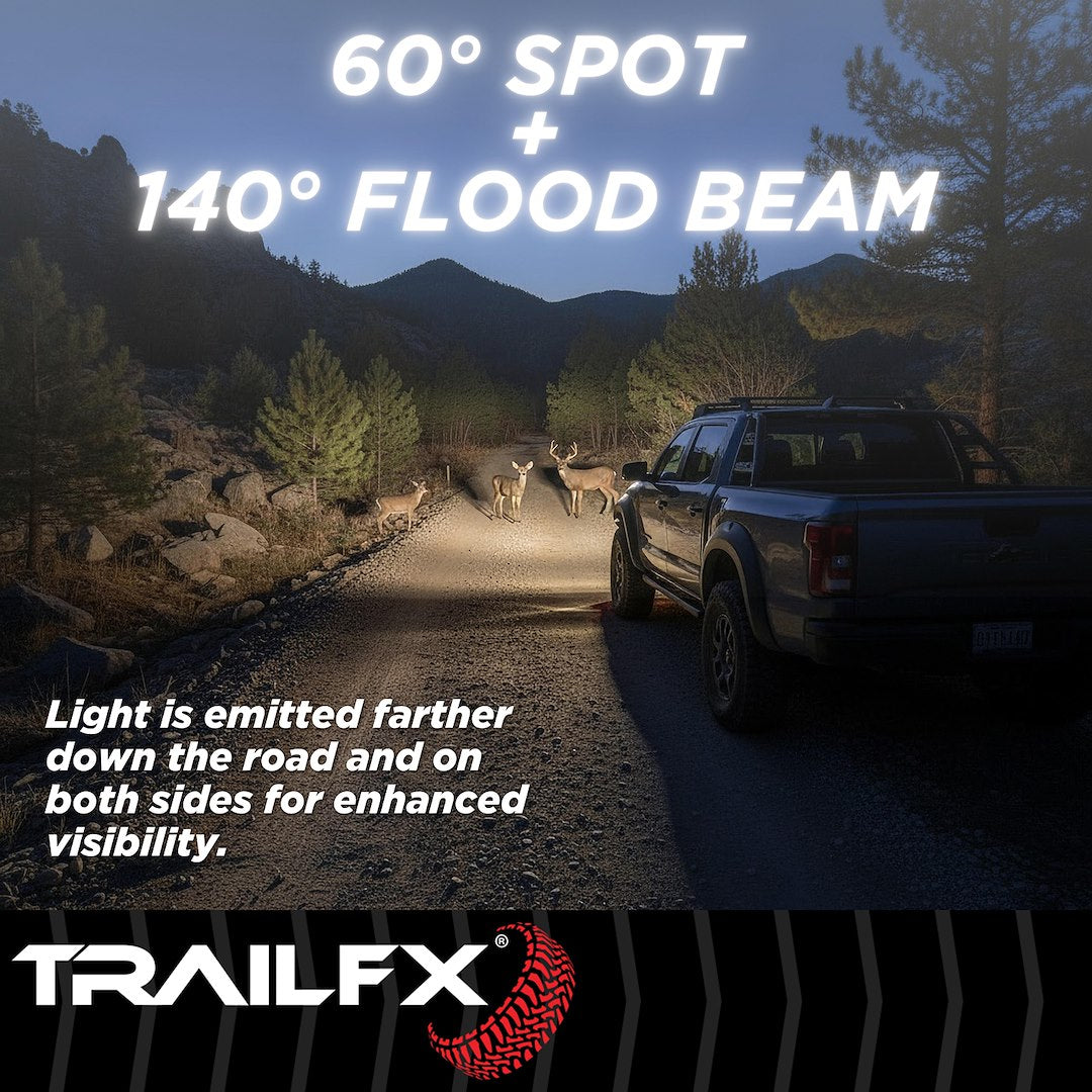 TrailFX 4" LED Side Shooter Pod Light- Amber Pair (PODSIDAMS2) - product image 6