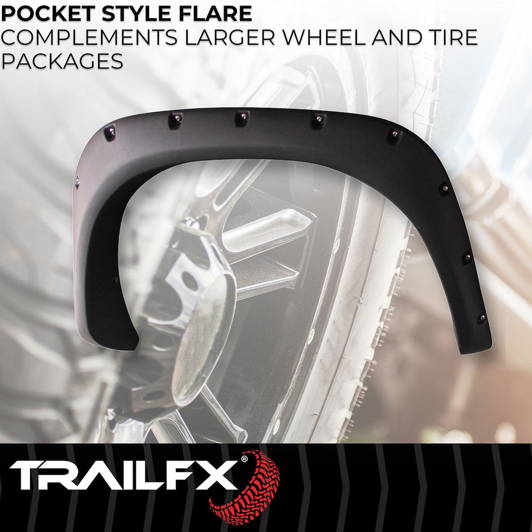 TrailFX 2002–2008 Pocket Style Fender Flares For Ram 1500 (TFD3001S) - product image 3
