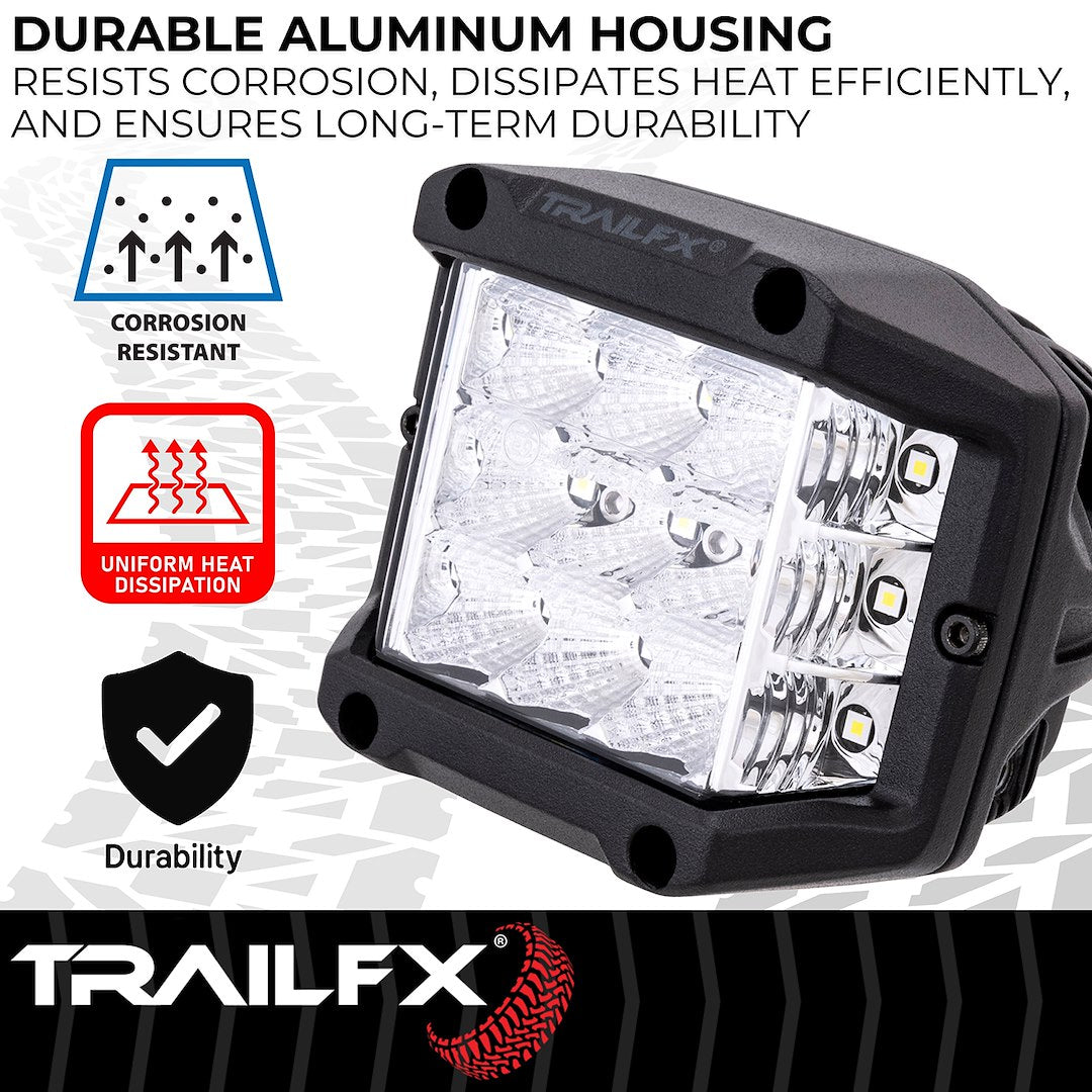 TrailFX 4" LED Side Shooter Pod Light- Single (PODSIDF1) - product image 7