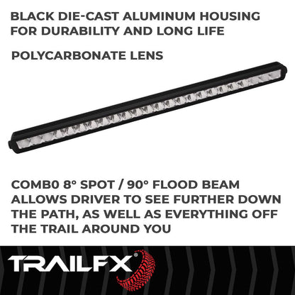 TrailFX 30" Single Row LED Light Bar (30SRSCM) - product image 3