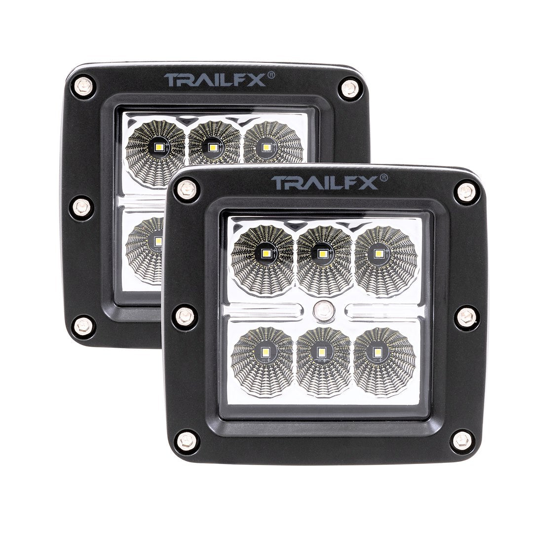 TrailFX 3" LED Cube Lights- Pair (3X2F2) - product image 1