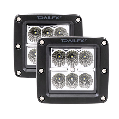TrailFX 3" LED Cube Lights- Pair (3X2F2) - product image 1