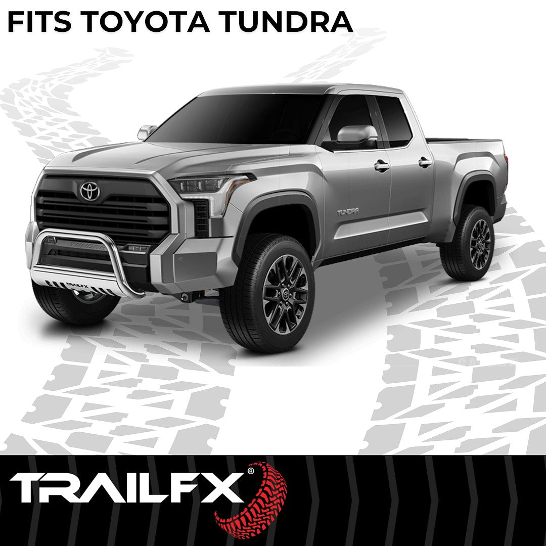 TrailFX 2022–2026 3" Round Bull Bar For Toyota Tundra-Stainless (B0044S) - product image 7
