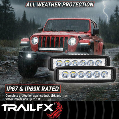 TrailFX 6" Round LED Light- Pair (6SRUTLS2) - product image 9