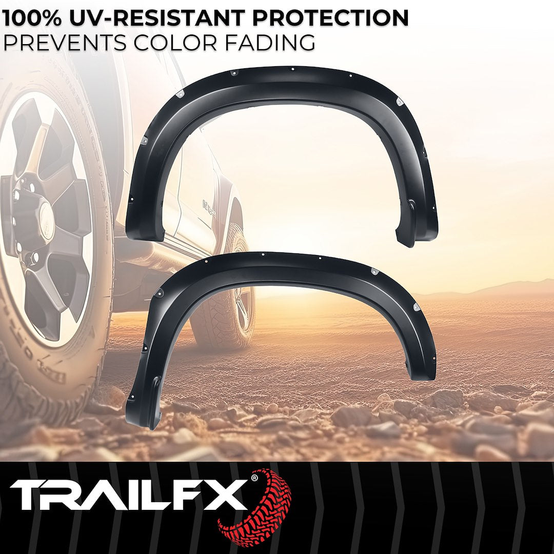 TrailFX 2019–2021 Pocket Style Fender Flares For Chevrolet Silverado 1500 (TFC3005S) - product image 5