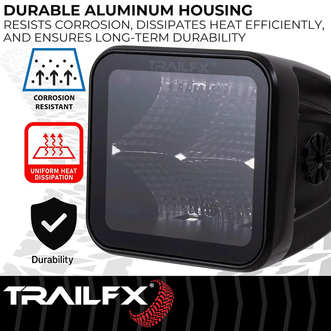 TrailFX 3" LED Cube Lights- Black Edition Pair (2X2BKF2) - product image 7