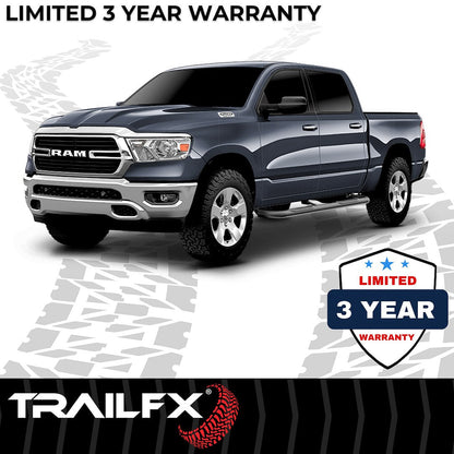 TrailFX 2009–2018 3" Round Step Bar For Ram 1500-3500 Standard- Black (A0046B) - product image 7
