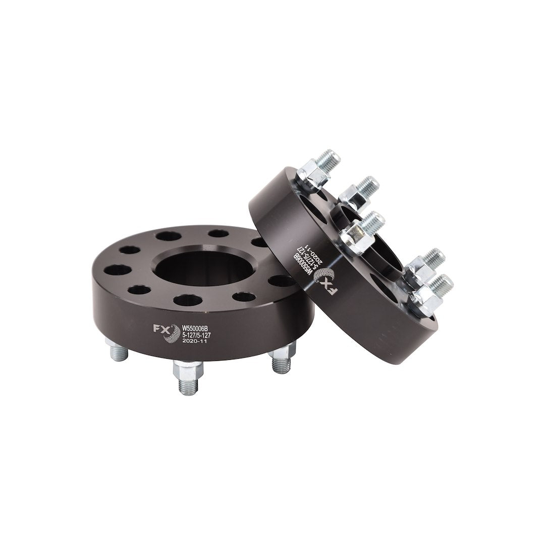TrailFX Hub Centric Wheel Spacer- Black Anodized (W550006HC) - product image 1