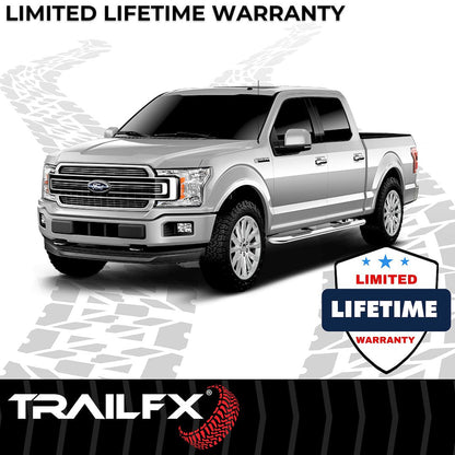 TrailFX 2015–2026 3" Round Step Bar For Ford F150-350 Crew- Stainless (A0041S) - product image 7
