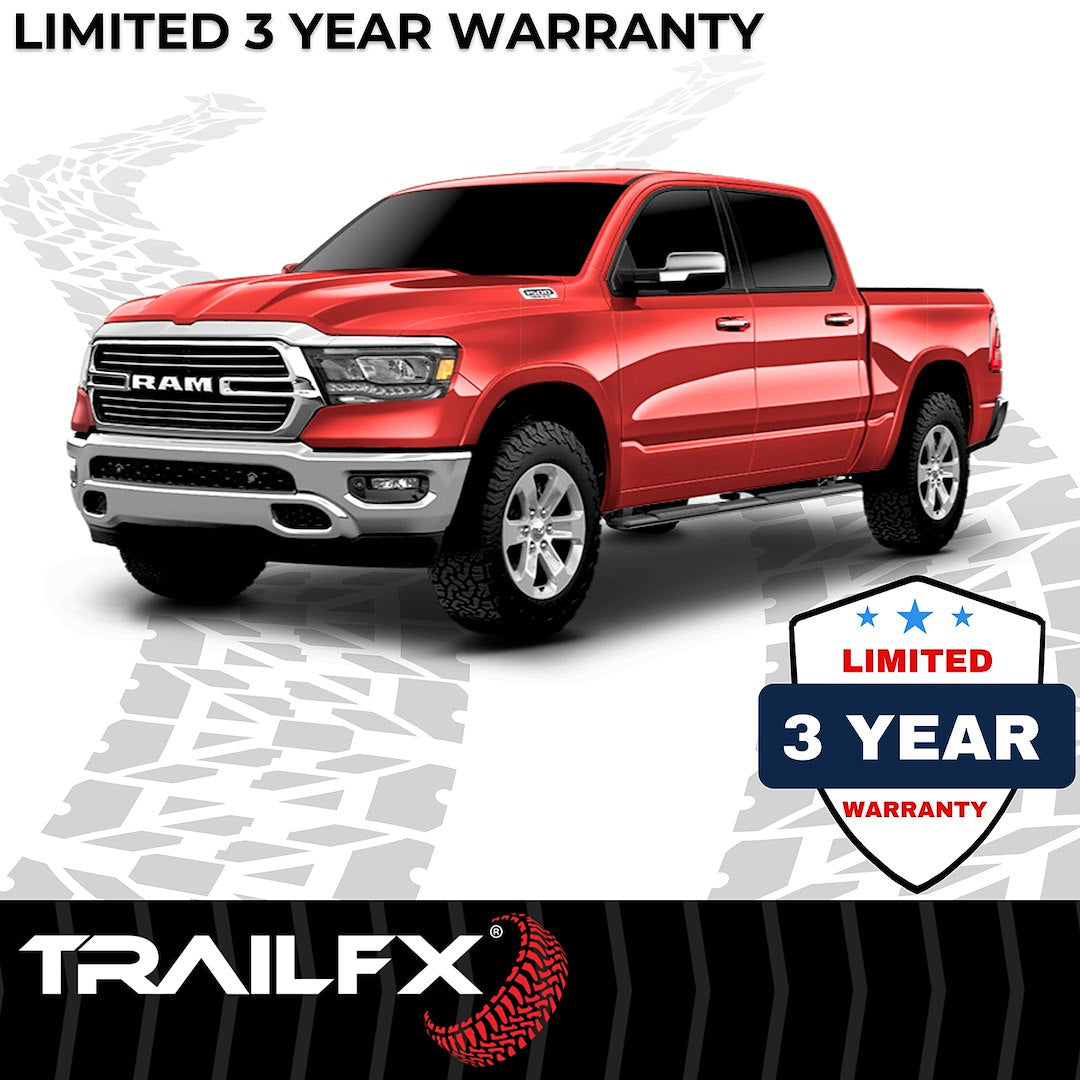TrailFX 2009–2018 T4 Trapezoid Step Bar For Ram 1500 Extended-Black (A4011B) - product image 8