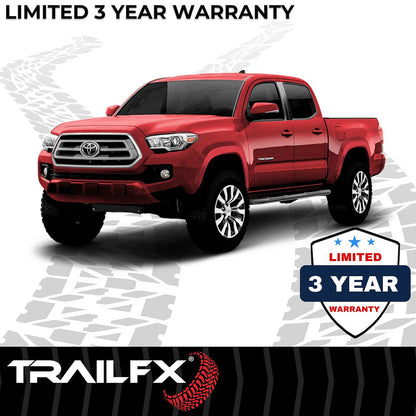TrailFX 2005–2022 3" Round Step Bar For Toyota Tacoma Access- Black (A0009B) - product image 8