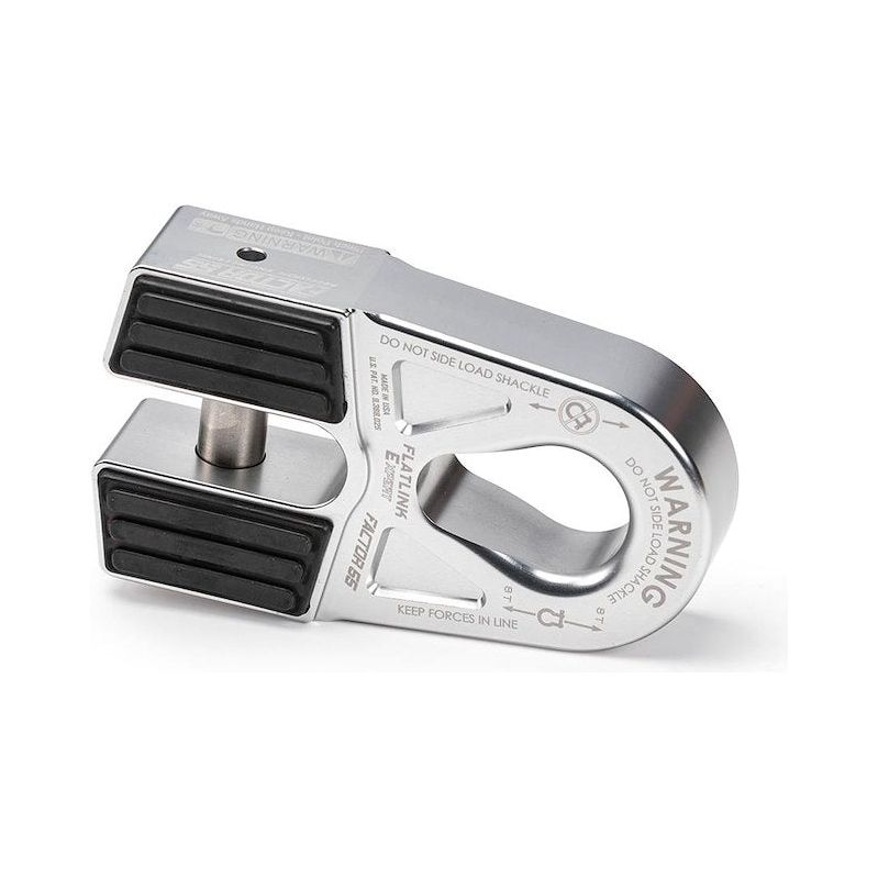 FACTOR 55 |  FlatLink Expert Closed Winch Shackle Mount Silver Factor 55 | B200080-05-GGBW