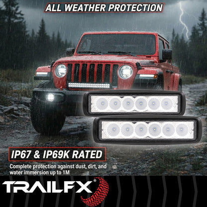 TrailFX 6" Round LED Light- Pair (6SRUTLF2) - product image 9