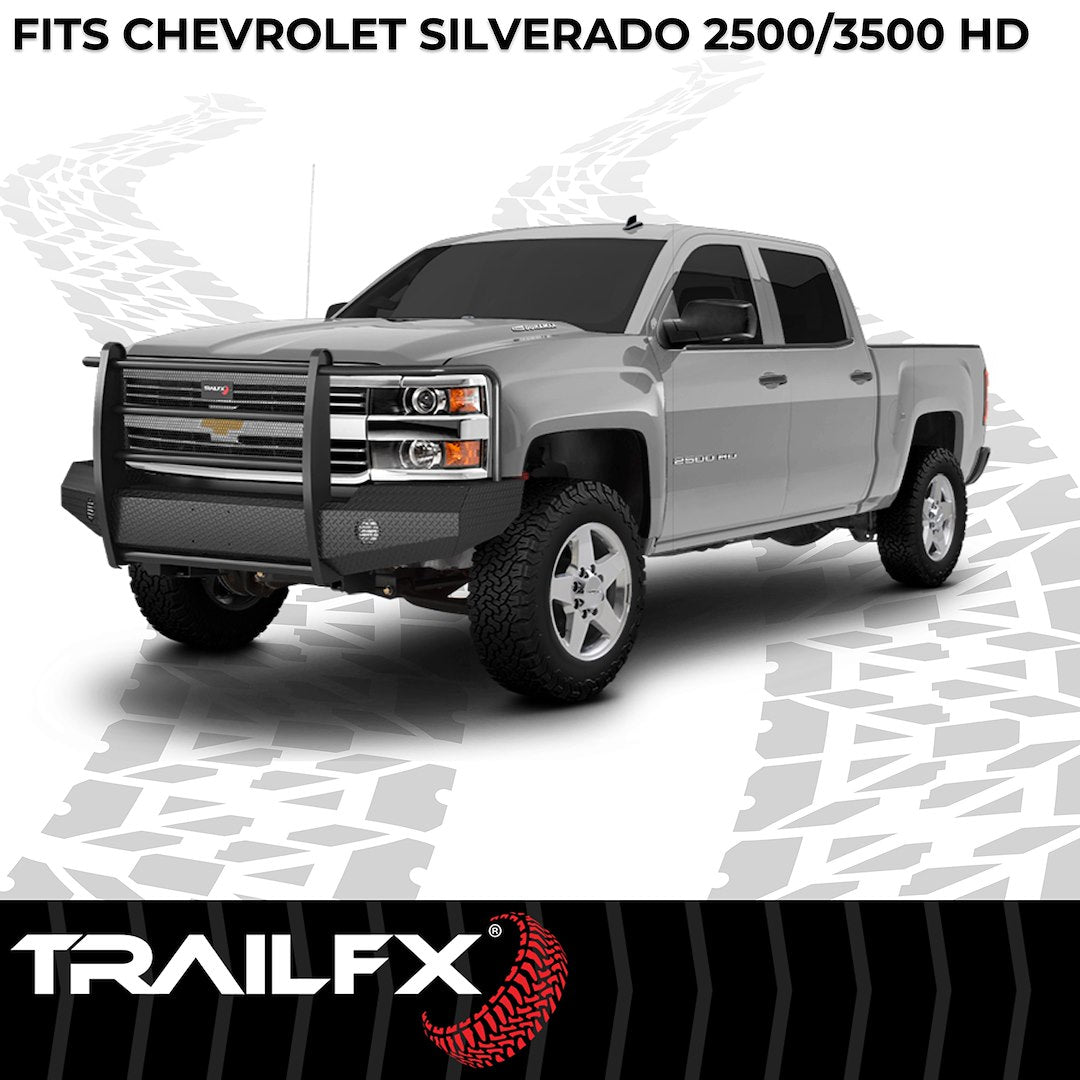 TrailFX 2015–2019 Front Full Replacement Bumper for Silverado 2500/3500 (FX3021A) - product image 6