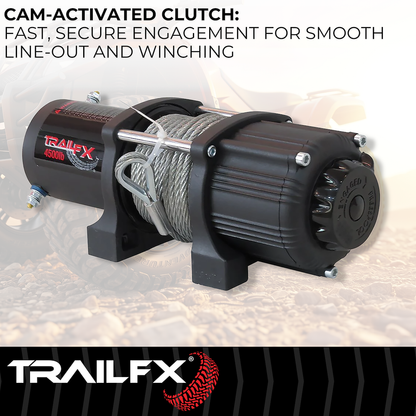 TrailFX ATV/UTV Steel Cable Winch 4500 Lb (W45B) - product image 6