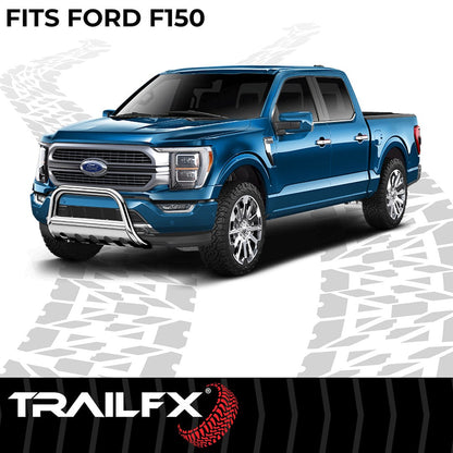 TrailFX 2004–2026 3" Round Bull Bar For Ford F150/Expedition- Stainless (B0028S) - product image 7