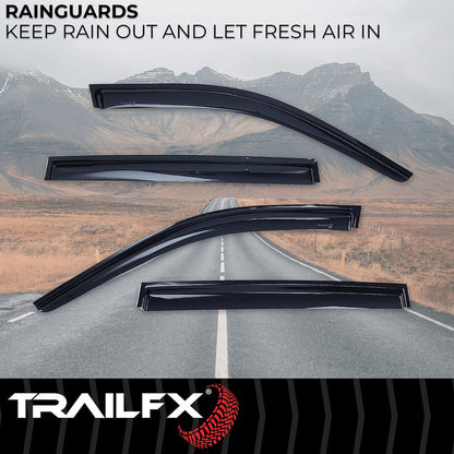 TrailFX 2022–2026 4-Piece Window Vent For Jeep Grand Cherokee (4334H) - product image 2