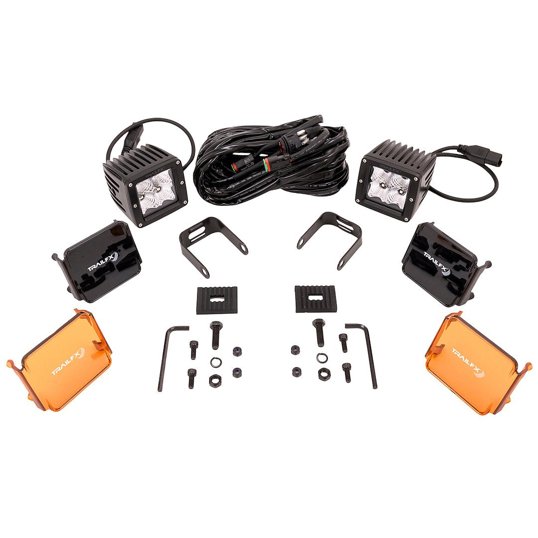 TrailFX 3" LED Cube Lights- Pair (2X2F2) - product image 2