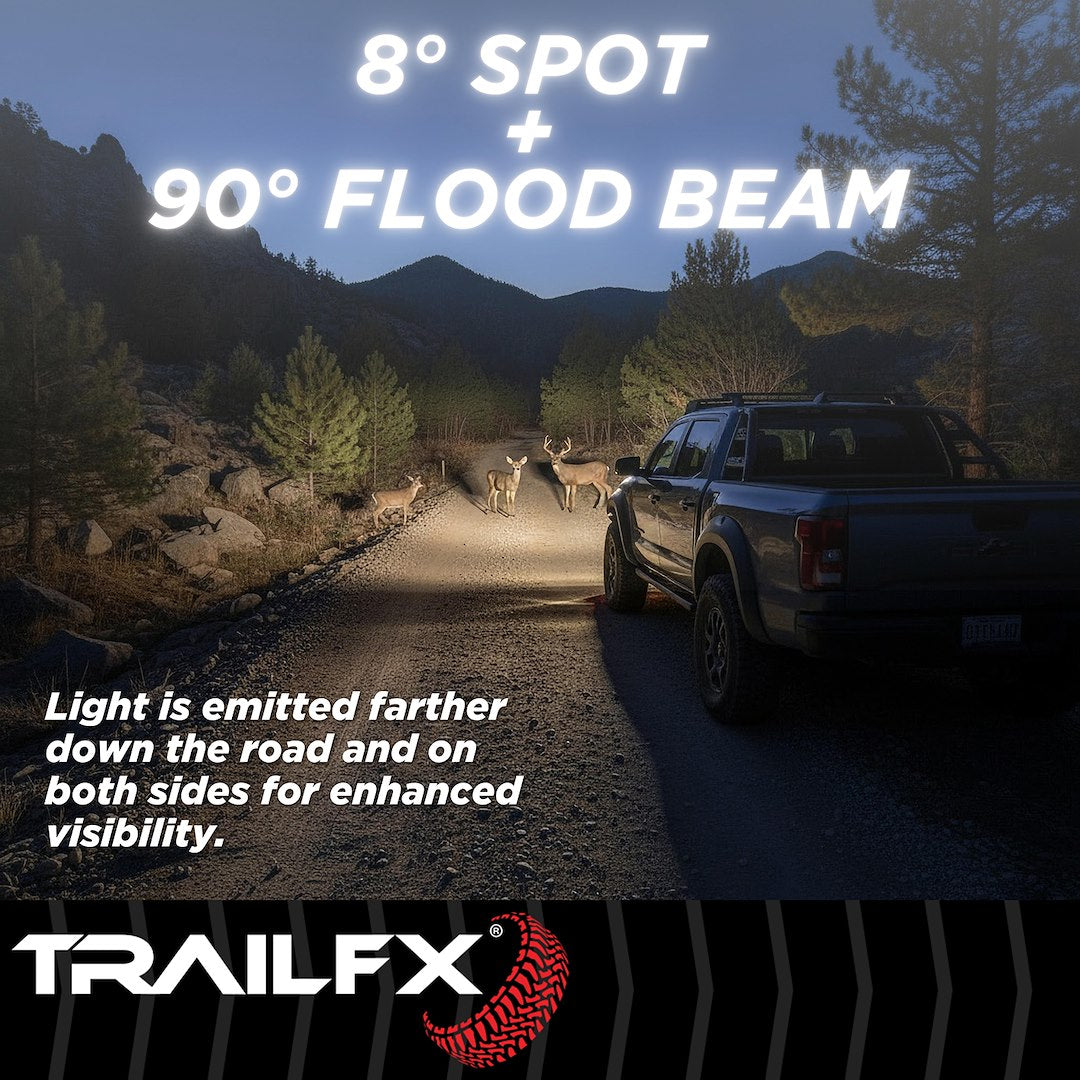 TrailFX 20" Single Row LED Light Bar- Black Edition (20SRBKCM) - product image 6