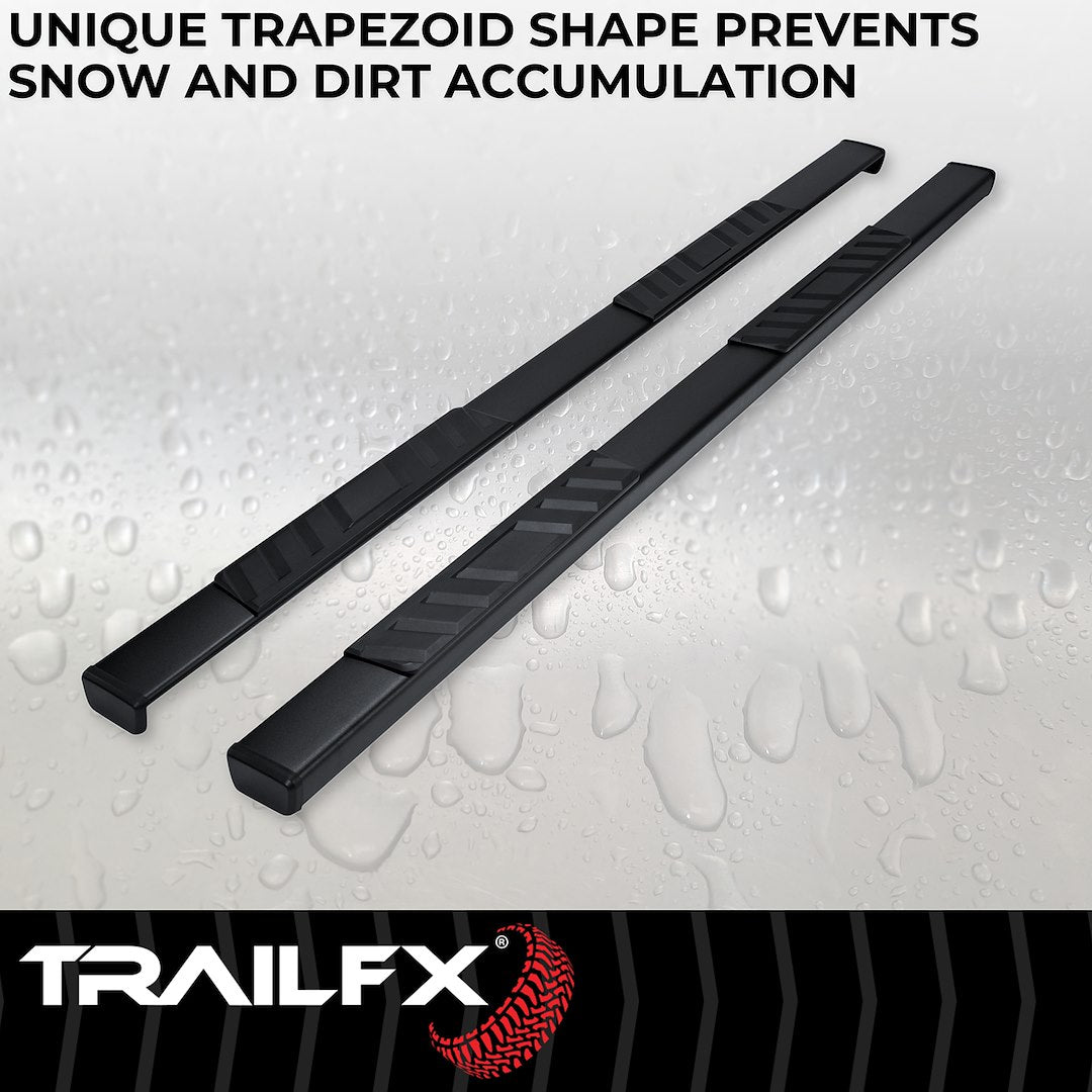 TrailFX 2020–2026 T4 Trapezoid Step Bar For Jeep Gladiator-Black (A4022B) - product image 4