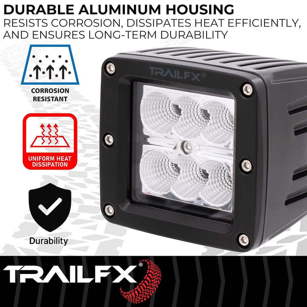 TrailFX 3" LED Cube Lights- Pair (3X2F2) - product image 7