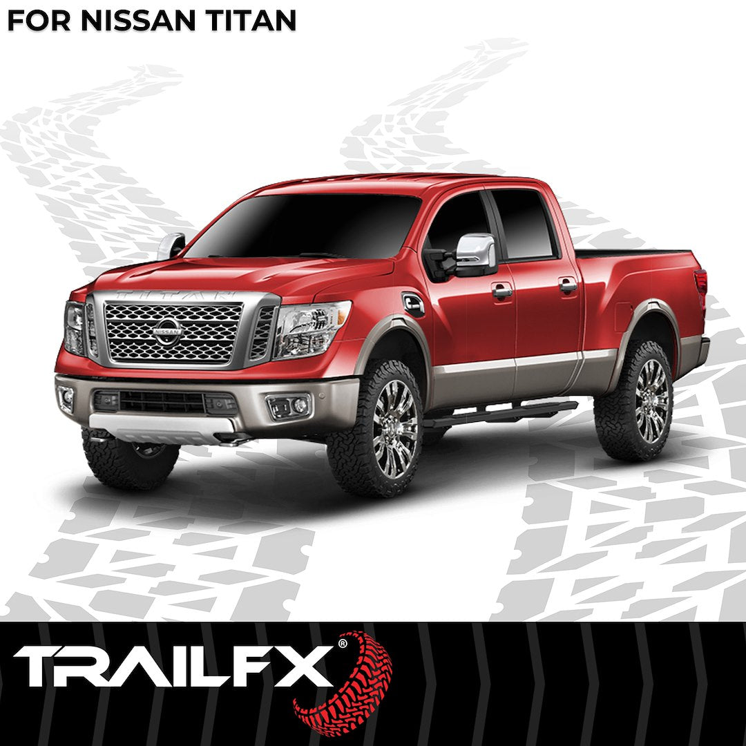 TrailFX 2004–2024 A4 Step Bars For Nissan Titan Crew Cab (AL4015B) - product image 3