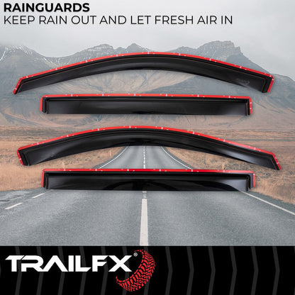 TrailFX 2019–2026 In Channel 4-Piece Window Vent For GM Silverado/Sierra (4805IC) - product image 2