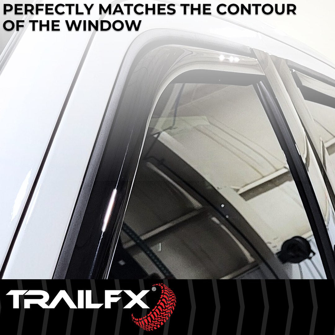 TrailFX 2017–2026 In Channel 4-Piece Window Vent For Ford Superduty (4381IC) - product image 5
