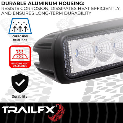 TrailFX 6" Round LED Light- Pair (6SRUTLF2) - product image 7