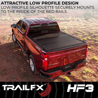 TrailFX 2024–2025 HF3 Hard Folding Tonneau Cover For Ford Ranger 5' (TFX8003) - product image 3