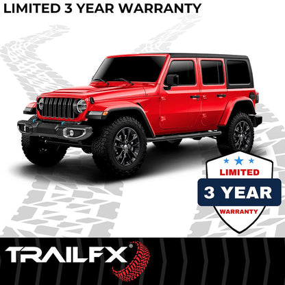 TrailFX 2020–2026 3" Round Step Bar For Jeep Gladiator- Black (A0063T) - product image 7