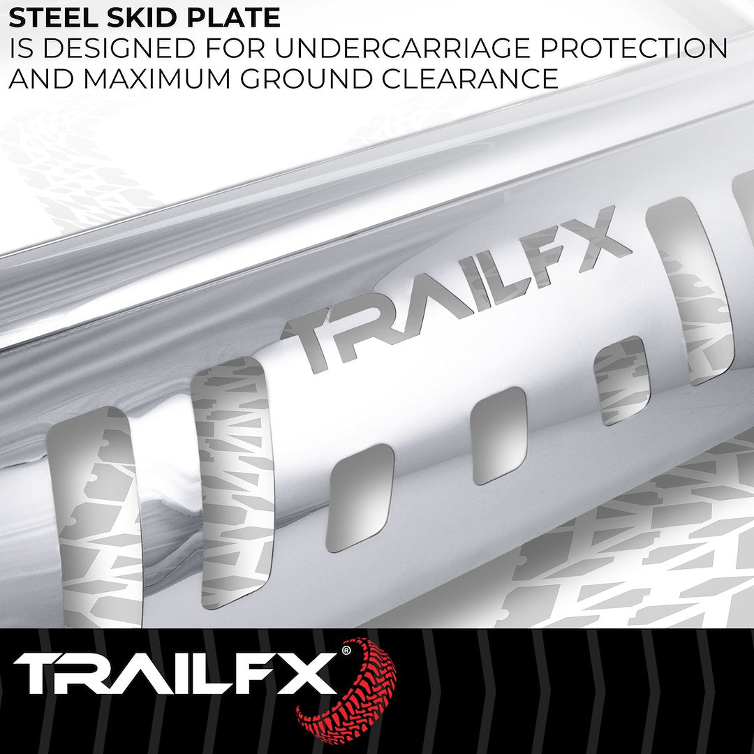 TrailFX 2004–2026 3" Round Bull Bar For Ford F150/Expedition- Stainless (B0028S) - product image 5