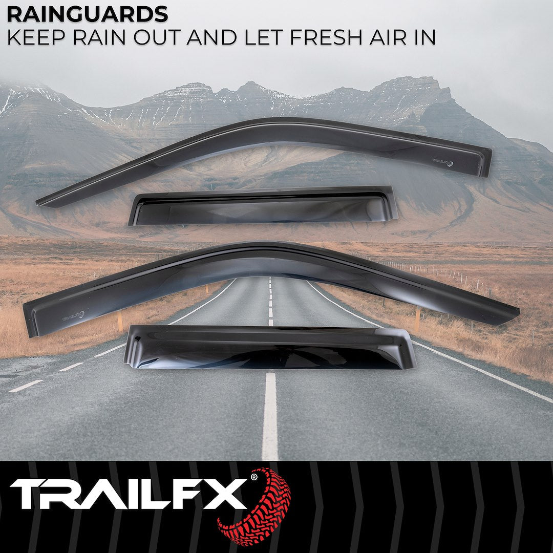 TrailFX 2022–2026 4-Piece Window Vent For Toyota Tundra (4704H) - product image 2