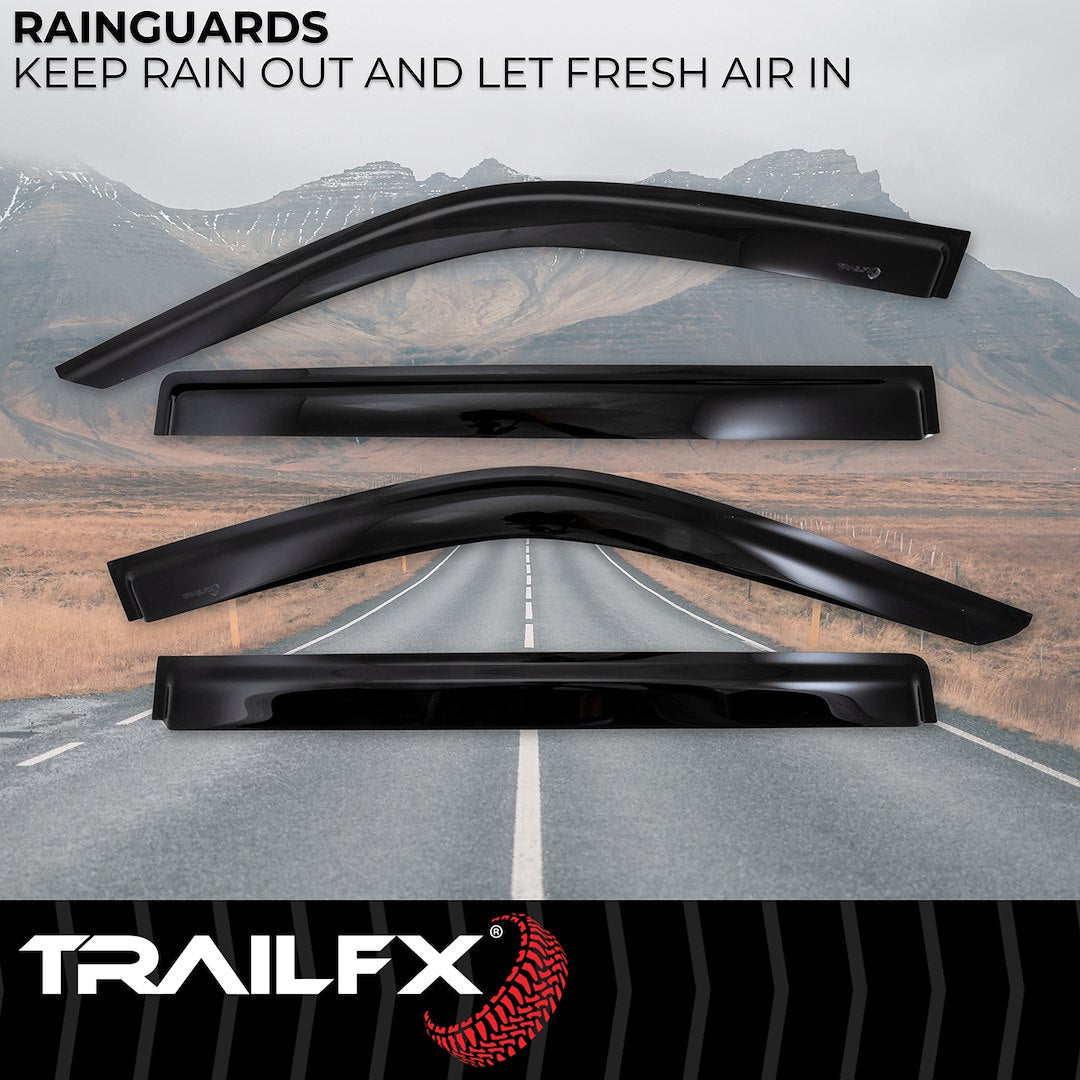 TrailFX 2022–2026 4-Piece Window Vent For Toyota Tundra (4888H) - product image 2