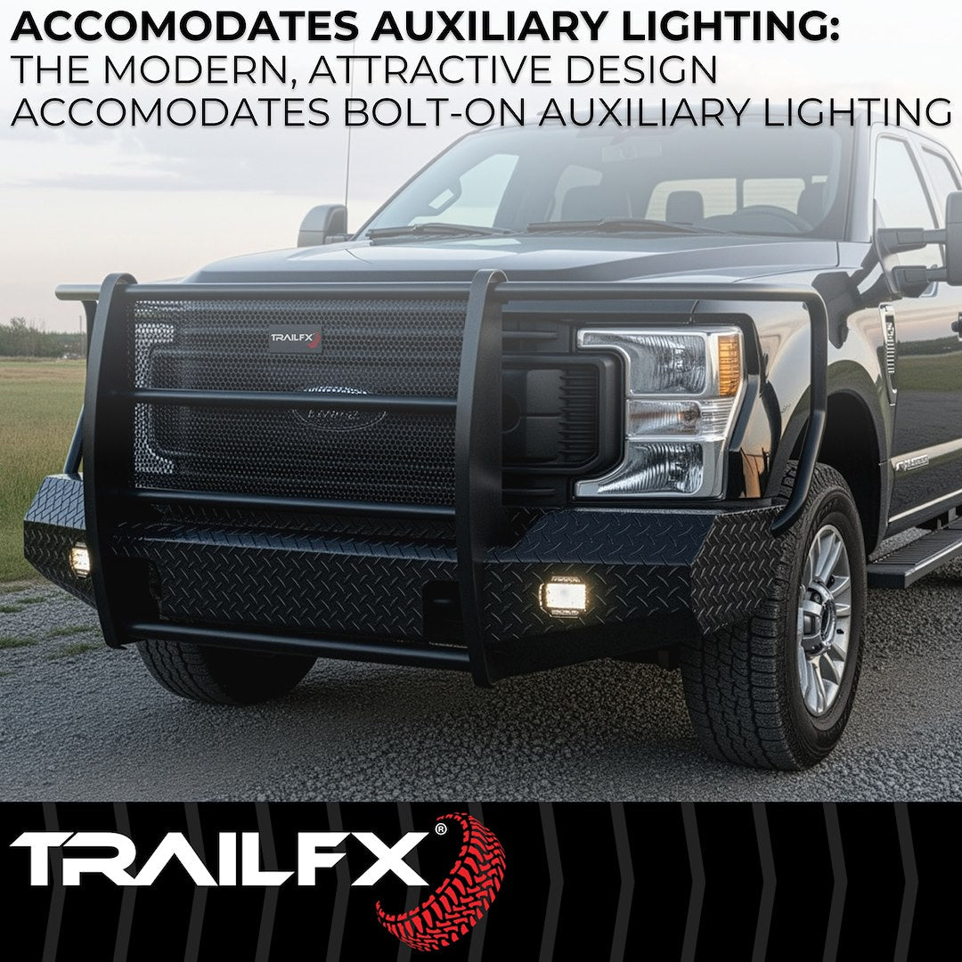 TrailFX 2017–2022 Front Full Replacement Bumper for Ford Superduty (FX3023A) - product image 5