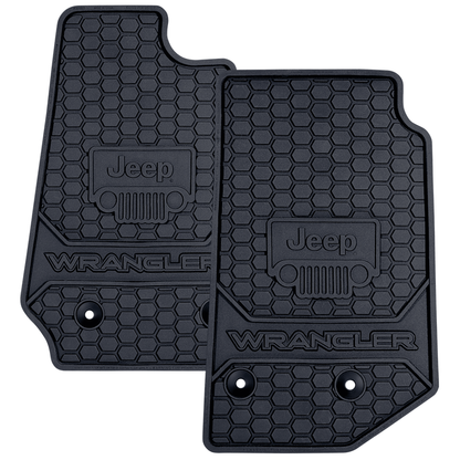 Plasticolor Jeep Floor Mats (Fronts JK Wrangler) 001803R01