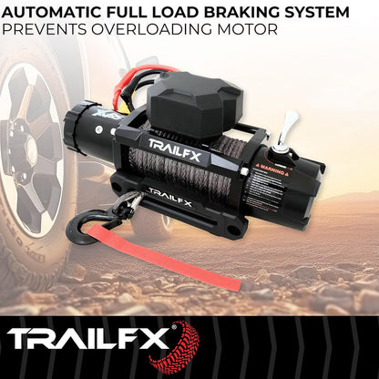 TrailFX XV95Synthetic Rope Winch 9500 Lb (WXVS95B) - product image 7