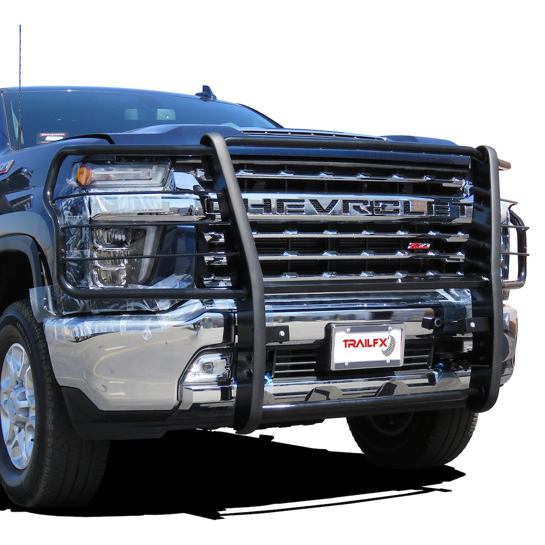 TrailFX 2020–2023 Grille Guard For Chevrolet Silverado 2500/3500-Black (E0038B) - product image 1