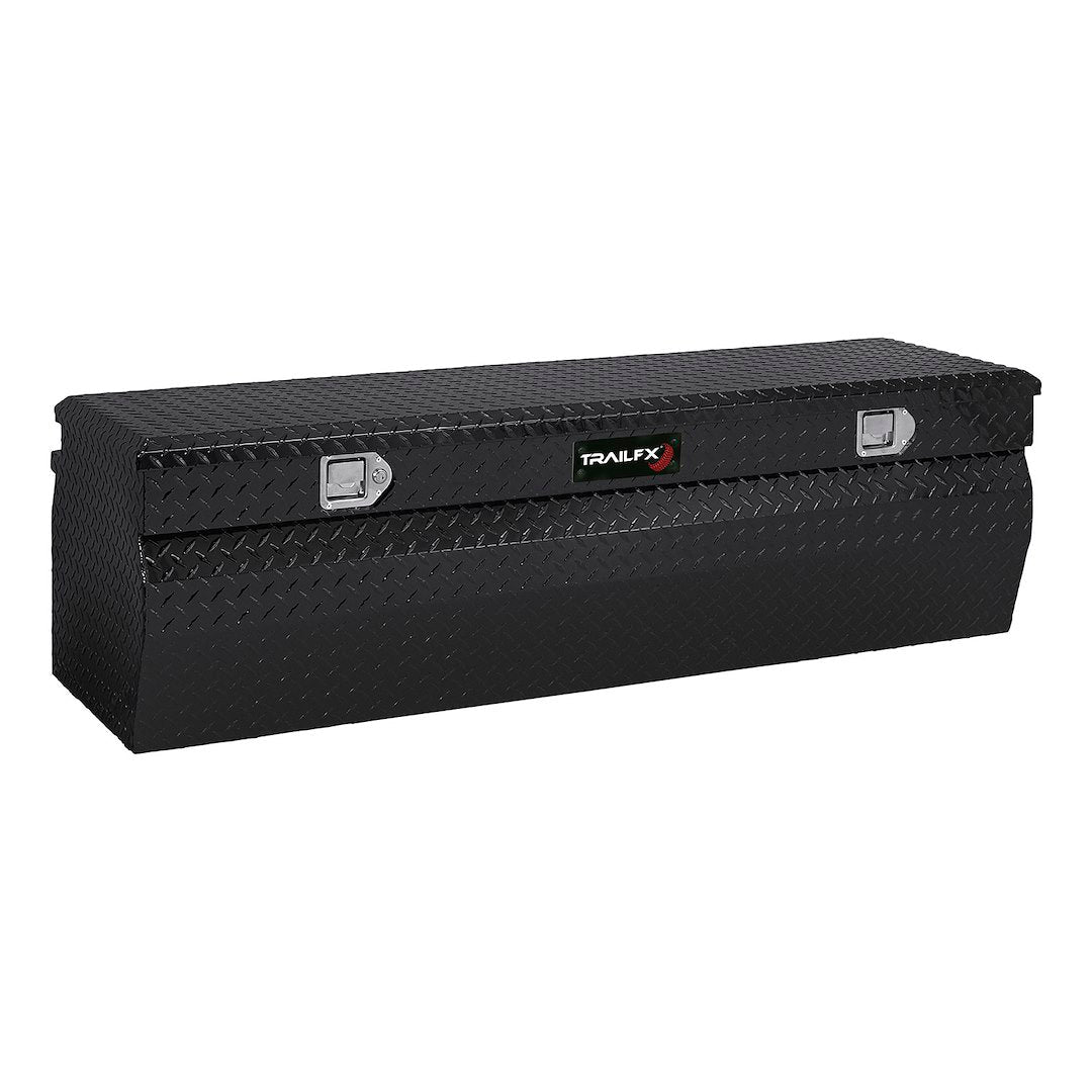 TrailFX 56 Inch Aluminum Wedged Truck Chest- Gloss Black (150562) - product image 1