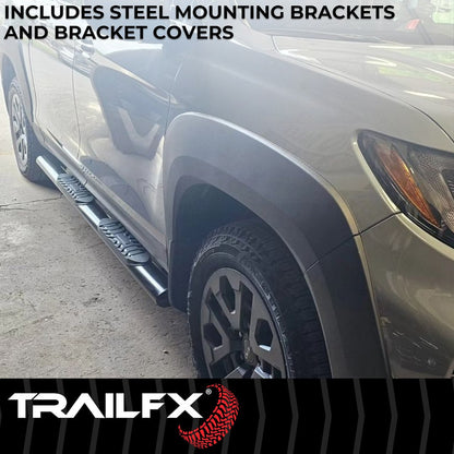 TrailFX 2019–2025 4" Oval Straight Step Bar For Ram 1500 Crew- Black (A1542B) - product image 6