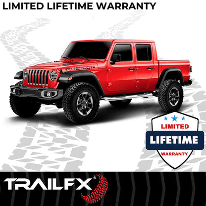 TrailFX 2020–2026 3" Round Step Bar For Jeep Gladiator- Stainless (A0063S) - product image 7