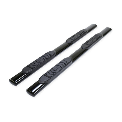 TrailFX 2007–2018 5" Oval Straight Step Bar For GM Silverado/Sierra Extended- Black (A7037B) - product image 1
