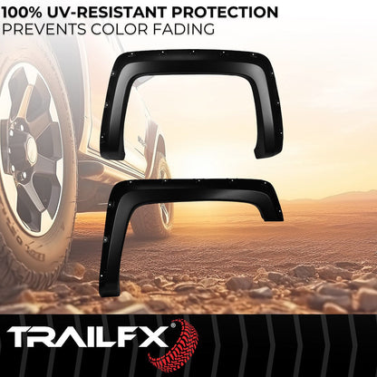 TrailFX 2014–2018 Pocket Style Fender Flares For Chevrolet Silverado 1500-3500 (TFC3002S) - product image 5
