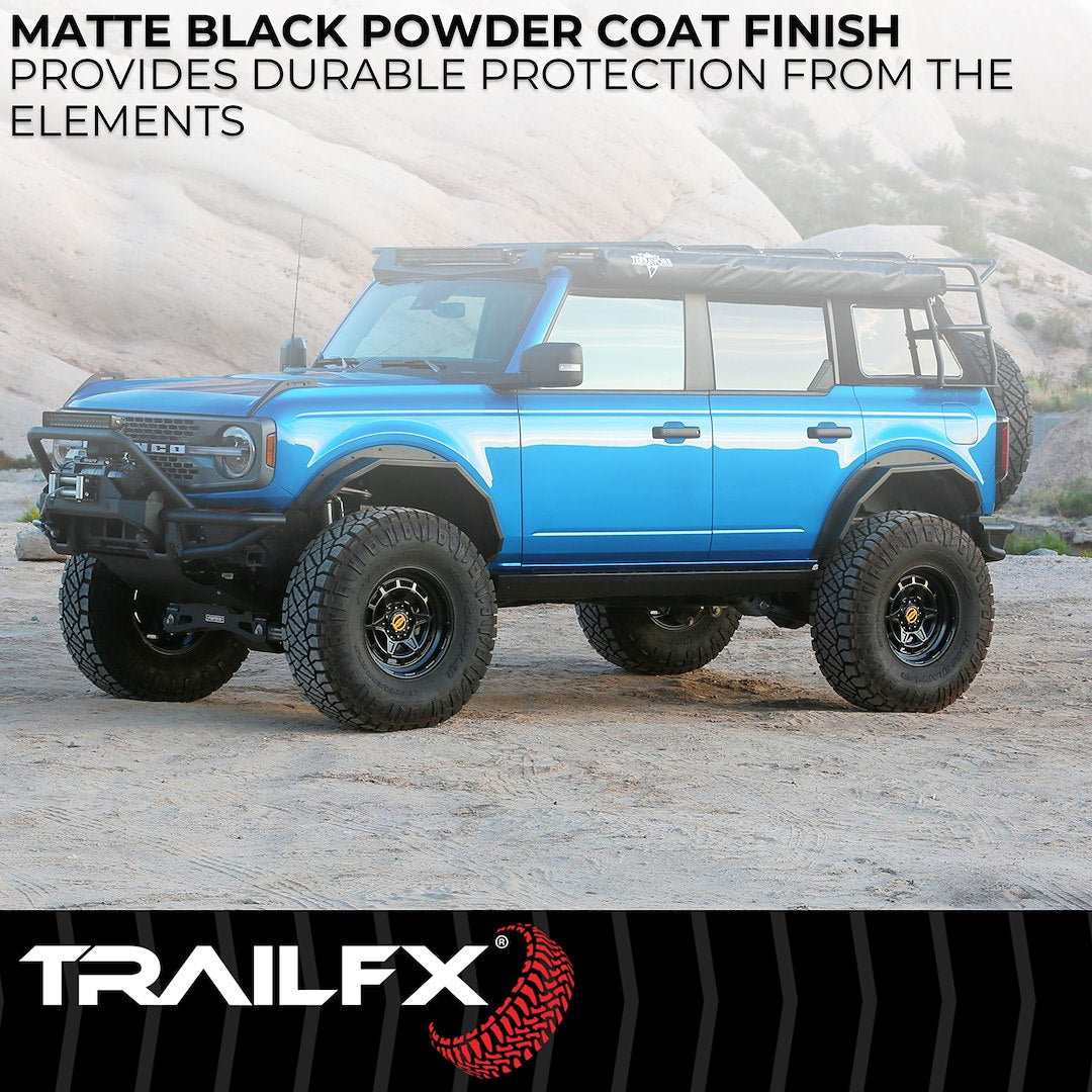 TrailFX 2021–2026 Rear Angled Fender Flares For Ford Bronco 2 Door (BR014T) - product image 4