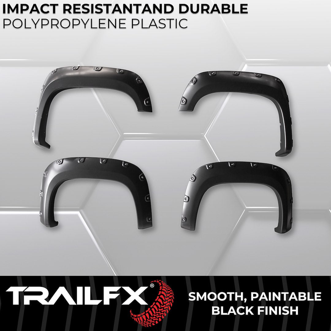 TrailFX 2007–2013 Pocket Style Fender Flares For GMC Sierra 1500 (TFG3001S) - product image 4