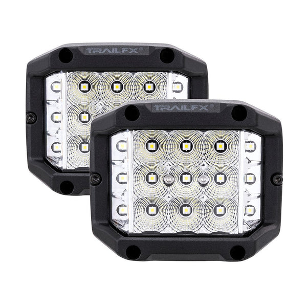 TrailFX 4" LED Side Shooter Pod Light- Pair (PODSIDF2)