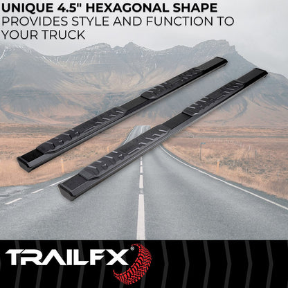TrailFX 2005–2023 A4 Step Bars For Toyota Tacoma Double Cab (AL4017B) - product image 2