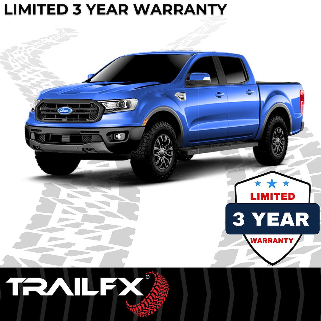 TrailFX 2019–2023 T4 Trapezoid Step Bar For Ford Ranger Extended-Black (A4019B) - product image 8